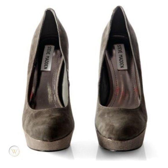 Steve Madden Shoes - Steve Madden Caryssa platform heels - gray